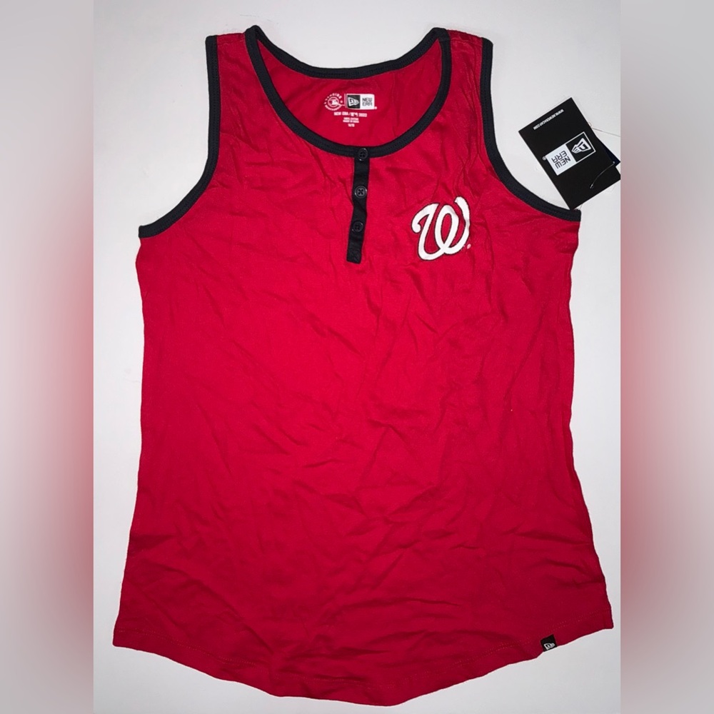Washington Nationals Henley Tank Top